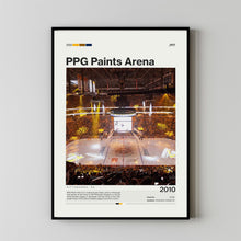 PPG Paints Arena, Pittsburgh Penguins Poster Print, NHL Arena Poster, Hockey Fan Gift Print
