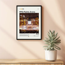 PPG Paints Arena, Pittsburgh Penguins Poster Print, NHL Arena Poster, Hockey Fan Gift Print