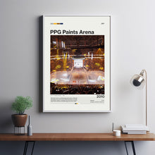 PPG Paints Arena, Pittsburgh Penguins Poster Print, NHL Arena Poster, Hockey Fan Gift Print