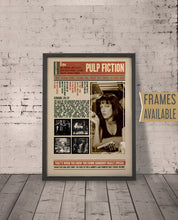 PULP FICTION Movie Poster  Framed Film Print  Retro Vintage Wall Art Print  Cinema Wall Gallery  Christmas Gift For Film Lovers 247655773