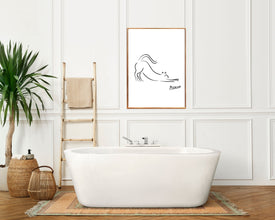 Pablo Picasso - Cat poster, Picasso Exhibition poster, Picasso Exhibition Line Art Poster, Minimalist Line Drawing, Gift print, Home Decor 1329590741