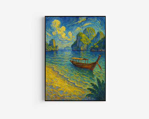 Palawan Vintage Poster, Philippines Tropical Artwork, Stunning Island Paradise Wall Art, Palawan Poster