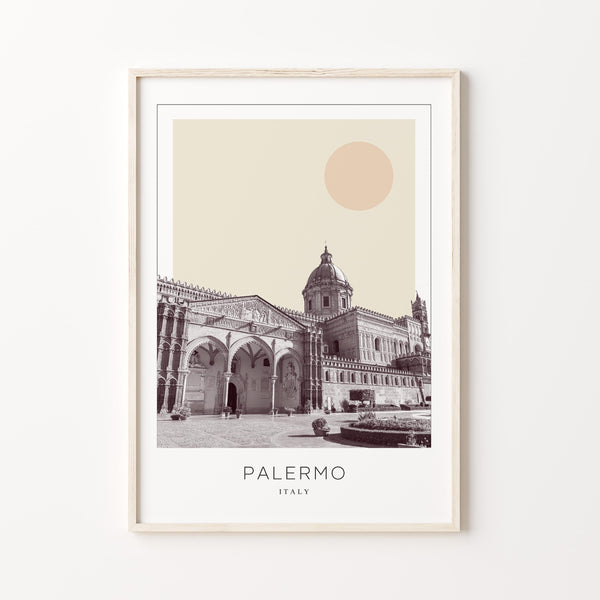 Palermo Poster Print, Palermo Travel Poster, Palermo Minimalistic Wall Art, Palermo, Italy 1882439399