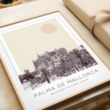 Palma de Mallorca Poster Print, Palma de Mallorca Travel Poster, Palma de Mallorca Minimalistic Wall Art, Balearic Islands, Spain 1882437305