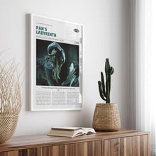 Pan's Labyrinth, Guillermo del Toro, Retro Movie Poster, Custom Movie Poster 4421171297