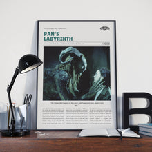 Pan's Labyrinth, Guillermo del Toro, Retro Movie Poster, Custom Movie Poster 4421171297