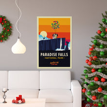 Paradise Falls Travel Poster, Disney UP Poster, Pixar UP Wall Art, UP Movie Art Print, Retro Print, Up Balloon House Poster, Disney Gift 1291980624