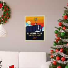 Paradise Falls Travel Poster, Disney UP Poster, Pixar UP Wall Art, UP Movie Art Print, Retro Print, Up Balloon House Poster, Disney Gift 1291980624