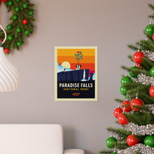 Paradise Falls Travel Poster, Disney UP Poster, Pixar UP Wall Art, UP Movie Art Print, Retro Print, Up Balloon House Poster, Disney Gift 1291980624