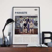 Parasite, Bong Joon-ho, Retro Movie Poster, Custom Movie Poster 4421168034