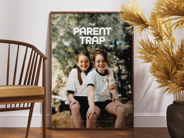 Parent Trap Poster, Retro Movie Poster, Vintage Poster, Lindsay Lohan, Natasha Richardson Nancy Meyers, Gift for Her, Gift for Siblings 4346448552