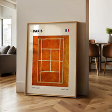 Paris Grand Slam PRINTED Poster  French Grand Slam Tournament  Tennis Print  Tennis Wall Decor  Tennis Gift  Wallpaper  Art 4364752075