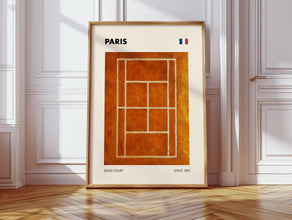 Paris Grand Slam PRINTED Poster  French Grand Slam Tournament  Tennis Print  Tennis Wall Decor  Tennis Gift  Wallpaper  Art 4364752075