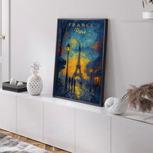Paris Travel Poster - France Wall Art Print, Illustration Poster, Artwork, Home & Office decor, Gift idea, Travel print, Eiffel Tower print