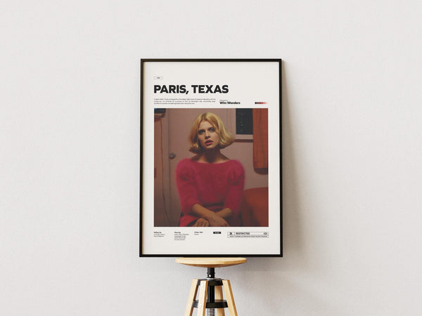 Paris, Texas Movie Poster  Wim Wenders's Paris, Texas Poster Print  Special Design Film Poster  Glossy Paper Poster  Gift Poster Idea 1873360241