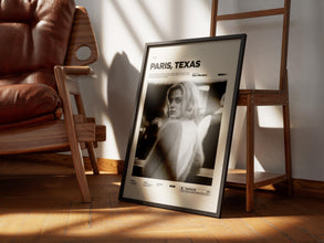 Paris, Texas Poster, Nastassja Kinski Poster, Alternative Paris, Texas Movie Poster Print, Cult Movie Poster, Digital Print, Cinematic Decor 1883701292