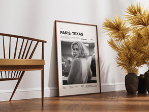 Paris, Texas Poster, Nastassja Kinski Poster, Alternative Paris, Texas Movie Poster Print, Cult Movie Poster, Digital Print, Cinematic Decor 1883701292