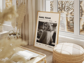 Paris, Texas Poster, Nastassja Kinski Poster, Alternative Paris, Texas Movie Poster Print, Cult Movie Poster, Digital Print, Cinematic Decor 1883701292