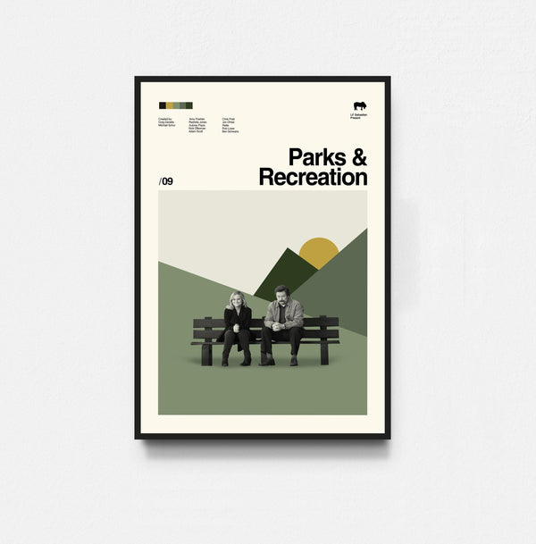 Parks and Recreation Poster, Parks and Rec Print, Movie Poster, Midcentury Art, Minimalist Art, Retro Poster, Vintage Poster, Wall Decor 1793449198