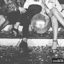 Party Girls, Disco Globe Print, Feminist, Bar Cart Art, Black and White Wall Art, Vintage Print, Photography Prints, Museum Quality Print 1620778183