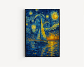 Pastel Sailboat Poster, Coastal Wall Art, Beach House Decor, Sunset Seascape Print, Ocean Art Poster, Summer Wall Art, Coastal Art Print