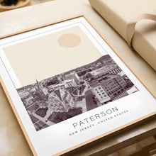 Paterson Poster Print, Paterson Travel Poster, Paterson Minimalistic Wall Art, Paterson, New Jersey, United States 1882436875