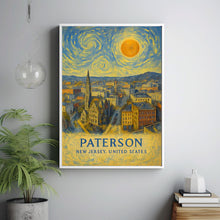 Paterson Poster Print, Paterson Travel Poster, Paterson Van Gogh Style Wall Art, Paterson, New Jersey, United States