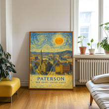 Paterson Poster Print, Paterson Travel Poster, Paterson Van Gogh Style Wall Art, Paterson, New Jersey, United States