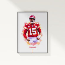 Patrick Mahomes Kansas City Chiefs Poster NFL Football Wall Art 1756509964