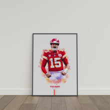 Patrick Mahomes Kansas City Chiefs Poster NFL Football Wall Art 1756509964