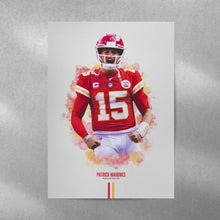 Patrick Mahomes Kansas City Chiefs Poster NFL Football Wall Art 1756509964