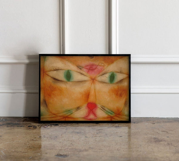 Paul Klee Cat and Bird (1928) Print, Paul Klee Poster, Paul Klee Art, Bauhaus Print, Bauhaus Poster, Scandinavian Decor, Minimalist Decor 1215621625
