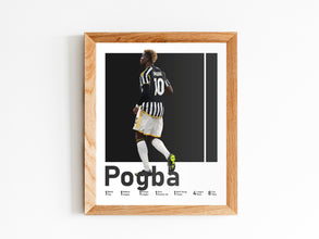Paul Pogba Soccer Star Poster, Sports Wall Art Sport Poster 1661529589