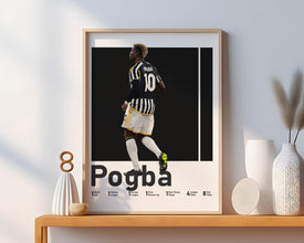 Paul Pogba Soccer Star Poster, Sports Wall Art Sport Poster 1661529589