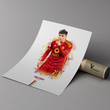 Paulo Dybala AS Roma Poster Serie A Football Wall Art 1764494725