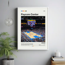 Paycom Center Poster, Oklahoma City Thunder Poster Print, Basketball Arena Poster Basketball Fan Gift