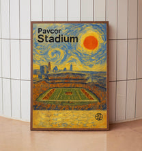 Paycor Stadium Poster, Bengals Poster, Minimalist, Helvetica, Mid-Century Modern, Football Art, Football Stadium Poster, Cincinnati Bengals