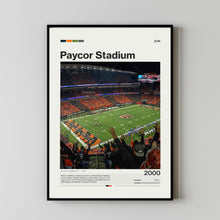 Paycor Stadium Poster, Cincinnati Bengals Poster Print, NFL Stadium Poster, Football Fan Gift Print