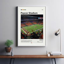 Paycor Stadium Poster, Cincinnati Bengals Poster Print, NFL Stadium Poster, Football Fan Gift Print