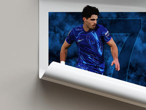 Pedro Neto Football Poster Chelsea Wall Art, Modern Sports Print 4403245279