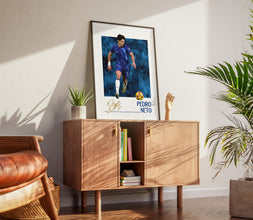 Pedro Neto Football Poster Chelsea Wall Art, Modern Sports Print 4403245279