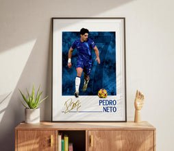 Pedro Neto Football Poster Chelsea Wall Art, Modern Sports Print 4403245279