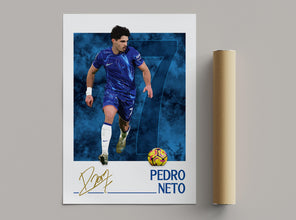Pedro Neto Football Poster Chelsea Wall Art, Modern Sports Print 4403245279