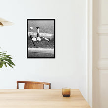 Pele Print, Football Motivational Poster, Fine Art Photography Wall Art, Sports Fan Gift, Soccer Black and White Print 4443779998