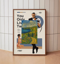Pembrokeshire Coast Path Poster, National Trail Print, Southwest Wales, Coastal, National Park Poster, Welsh, Wales Travel Poster, Hiking