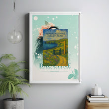 Pembrokeshire Coast Path Poster, National Trail Print, Southwest Wales, Coastal, National Park Poster, Welsh, Wales Travel Poster, Hiking
