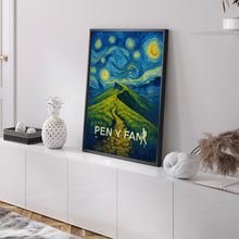 Pen Y Fan Poster - Wales Wall Art Print, Cymru Hiking Illustration Artwork, Outdoor Home & Office decor, United Kingdom Gift idea