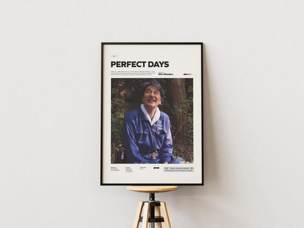 Perfect Days Movie Poster  Wim Wenders's Perfect Days Movie Print  Special Design Poster  Glossy Paper Movie Poster  Wall Decor Idea 1856053294