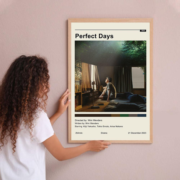 Perfect Days Vintage Poster Minimalist Movie Poster Wall Art Home Decor Custom Poster Print Personalized Gifts for her him 1829724843 1771