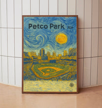 Petco Park Poster, Padres Poster, Minimalist, Helvetica, Mid-Century Modern, Baseball Art, Baseball Stadium Poster, San Diego Retro Poster